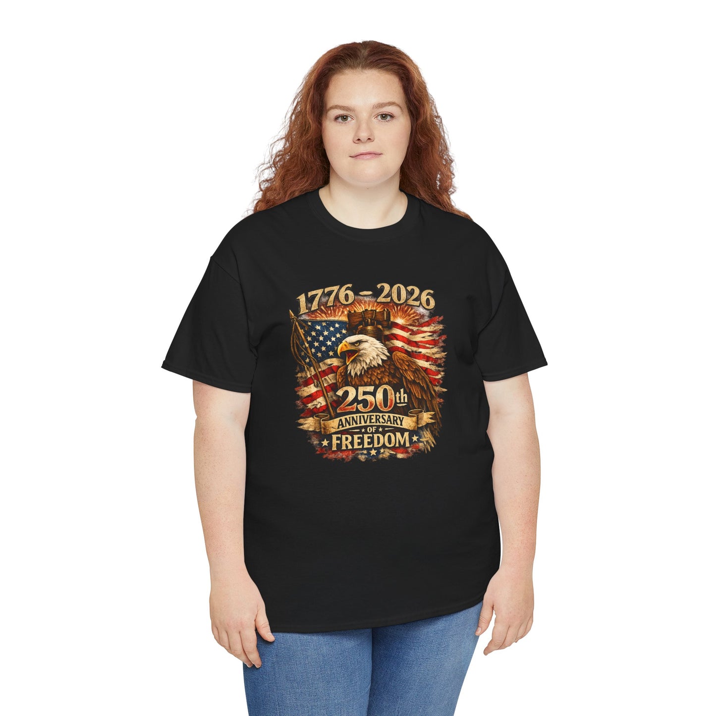 Bald Eagle 1776-2026 Shirt | 250th Anniversary of America Tee | Patriotic Eagle T-Shirt | Fourth of July Outfit | USA 250 Years Tee