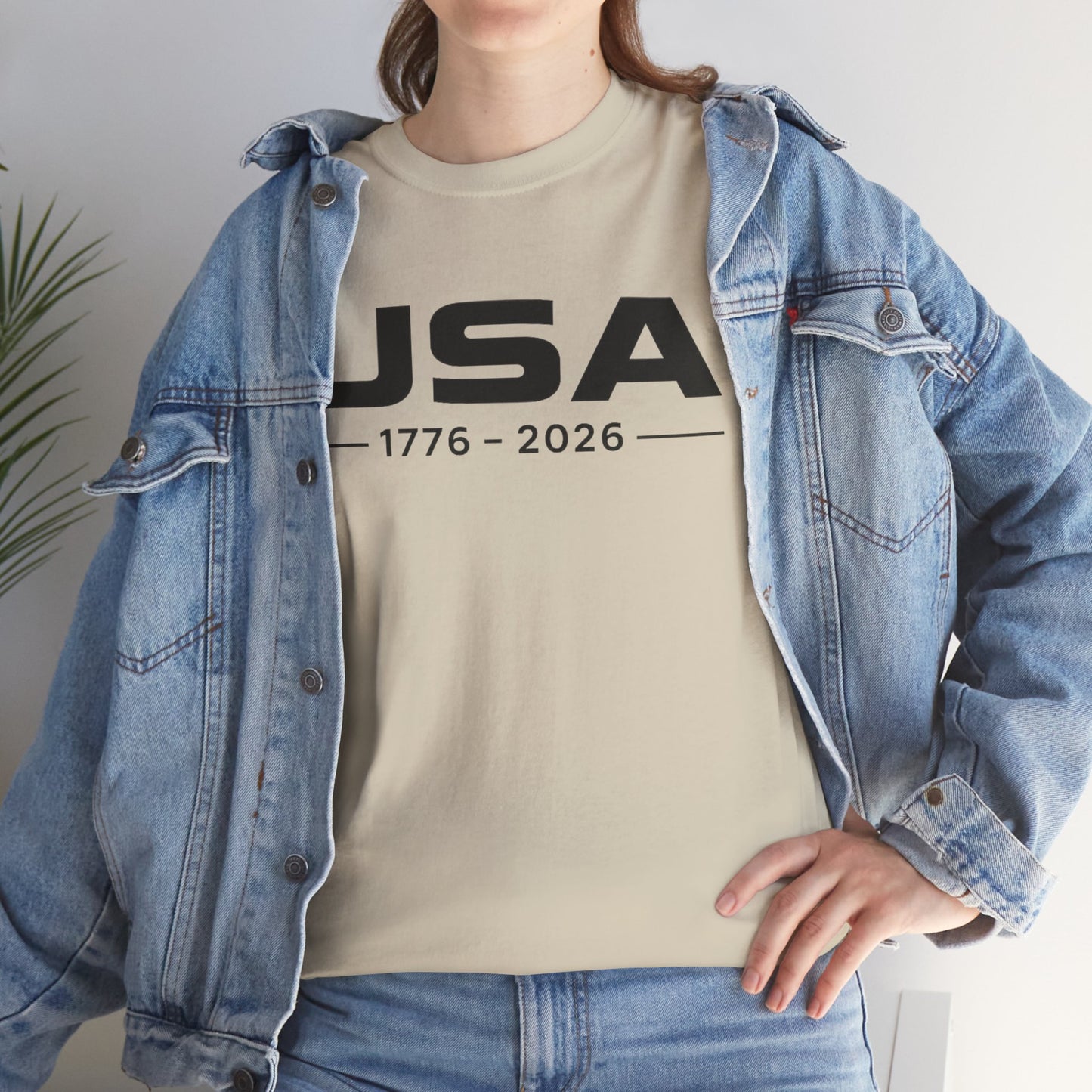 USA 1776-2026 Minimalist Patriotic T-Shirt | Modern Independence Day Tee | Fourth of July Shirt