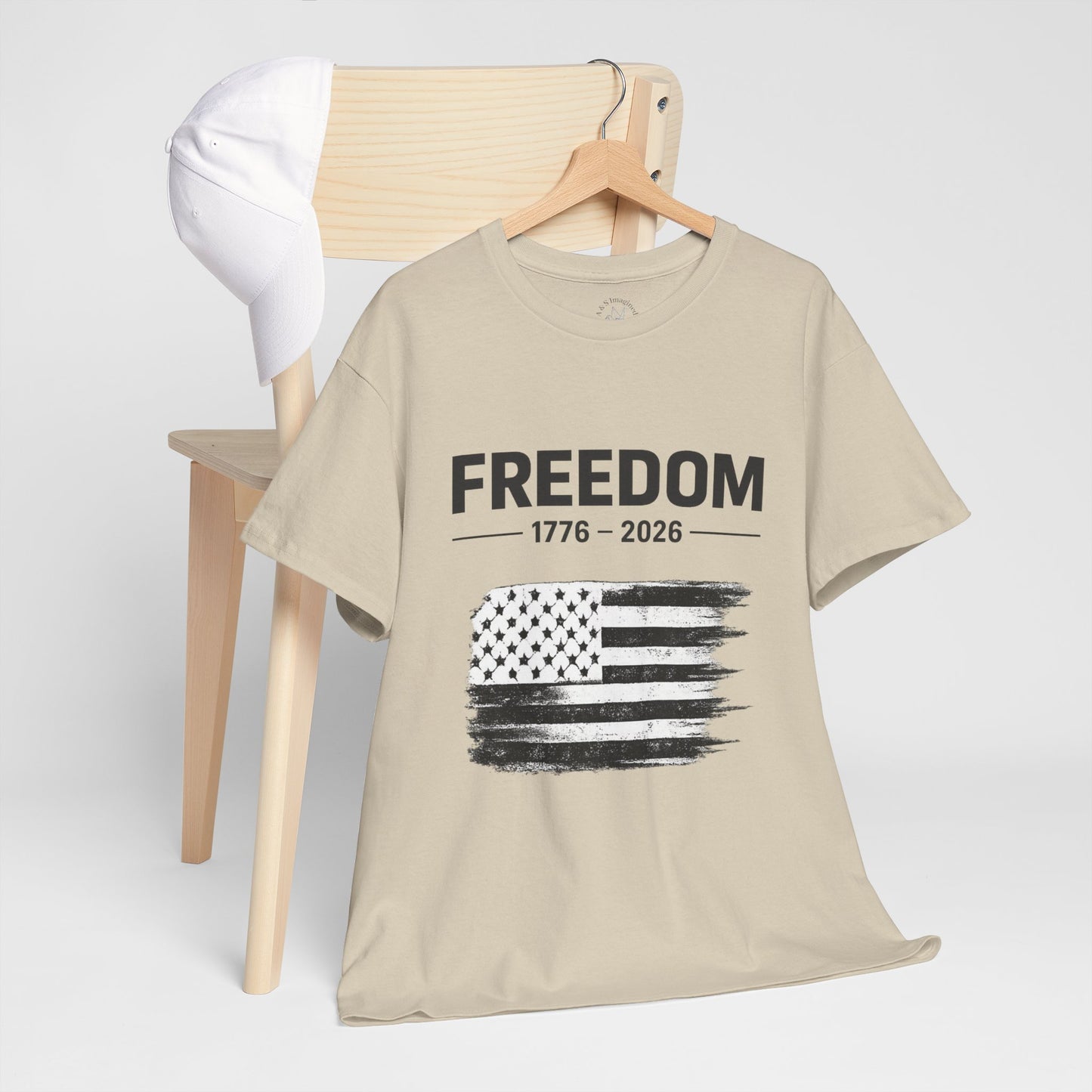 Vintage Freedom 1776 2026 Shirt | Patriotic American Flag Tee | USA 250 Anniversary T-Shirt | Minimalist Independence Tshirt | Fourth of July Outfit