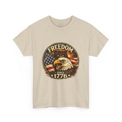 Freedom Since 1776 Shirt | American Eagle Vintage Tee | Fourth of July Graphic T-Shirt | USA Flag Eagle Tshirt | Independence Day Outfit