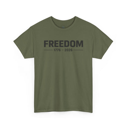 Independence Freedom Graphic Tee | Freedom 1776 2026 Shirt | Patriotic American Flag T-Shirt | 250th Year Anniversary Tshirt |  Fourth of July Outfit