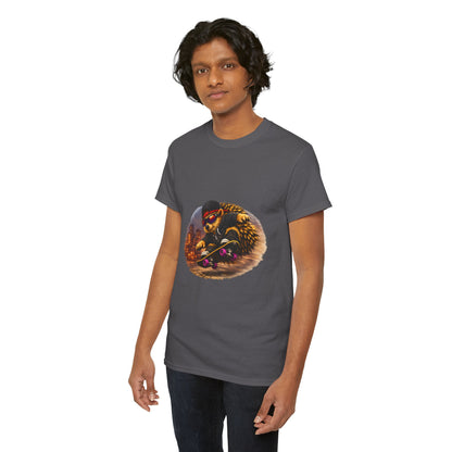 City Hedgehog Skateboarding Shirt | Street Style Tee | Vintage City Graphic | Skater Animal T-shirt | Cute Animal Skate Tshirt | Boardin' Hedgehog Collection