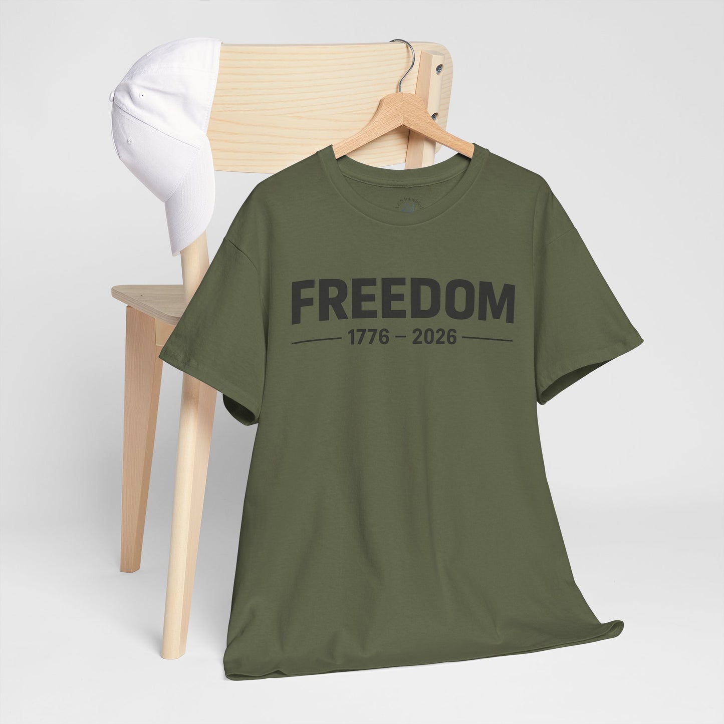 Freedom 1776 2026 Minimalist T-Shirt | Modern Patriotic Tee | Fourth of July Outfit | Independence Day Tee