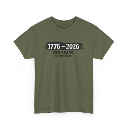 1776-2026 Shirt | 250 Years of Freedom Shirt | Minimalist Patriotic Tee | Fourth of July Shirt | USA Anniversary Shirt | American Independence T-Shirt
