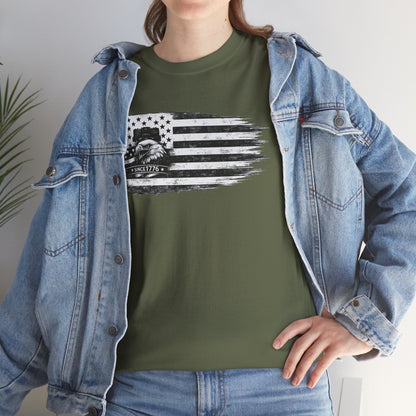 Patriotic Eagle Flag Shirt with Sleeve Print | USA Freedom T-Shirt | 1776 2026 Tee | American Flag Eagle Tshirt | Fourth of July Outfit | USA Graphic Shirt | 250 Year Anniversary America