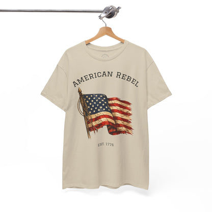 American Rebel 1776 Shirt | Vintage American Flag Tee | Patriotic USA T-Shirt | Independence Day Tshirt | Distressed Flag Graphic Shirt | Fourth of July Outfit