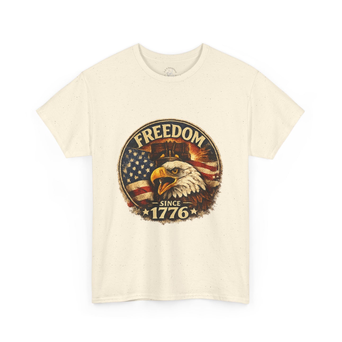 Freedom Since 1776 Shirt | American Eagle Vintage Tee | Fourth of July Graphic T-Shirt | USA Flag Eagle Tshirt | Independence Day Outfit