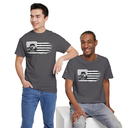 Patriotic Eagle Flag Shirt with Sleeve Print | USA Freedom T-Shirt | 1776 2026 Tee | American Flag Eagle Tshirt | Fourth of July Outfit | USA Graphic Shirt | 250 Year Anniversary America