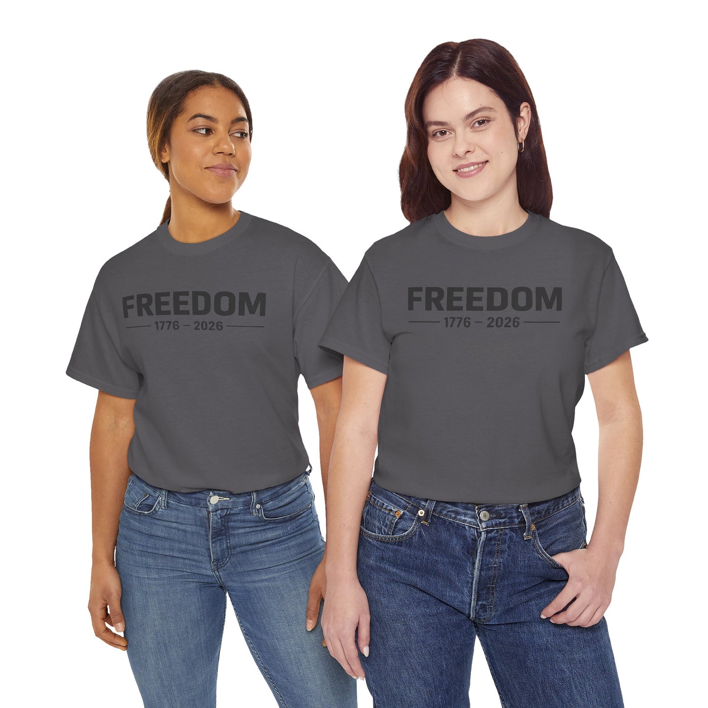 Independence Freedom Graphic Tee | Freedom 1776 2026 Shirt | Patriotic American Flag T-Shirt | 250th Year Anniversary Tshirt |  Fourth of July Outfit