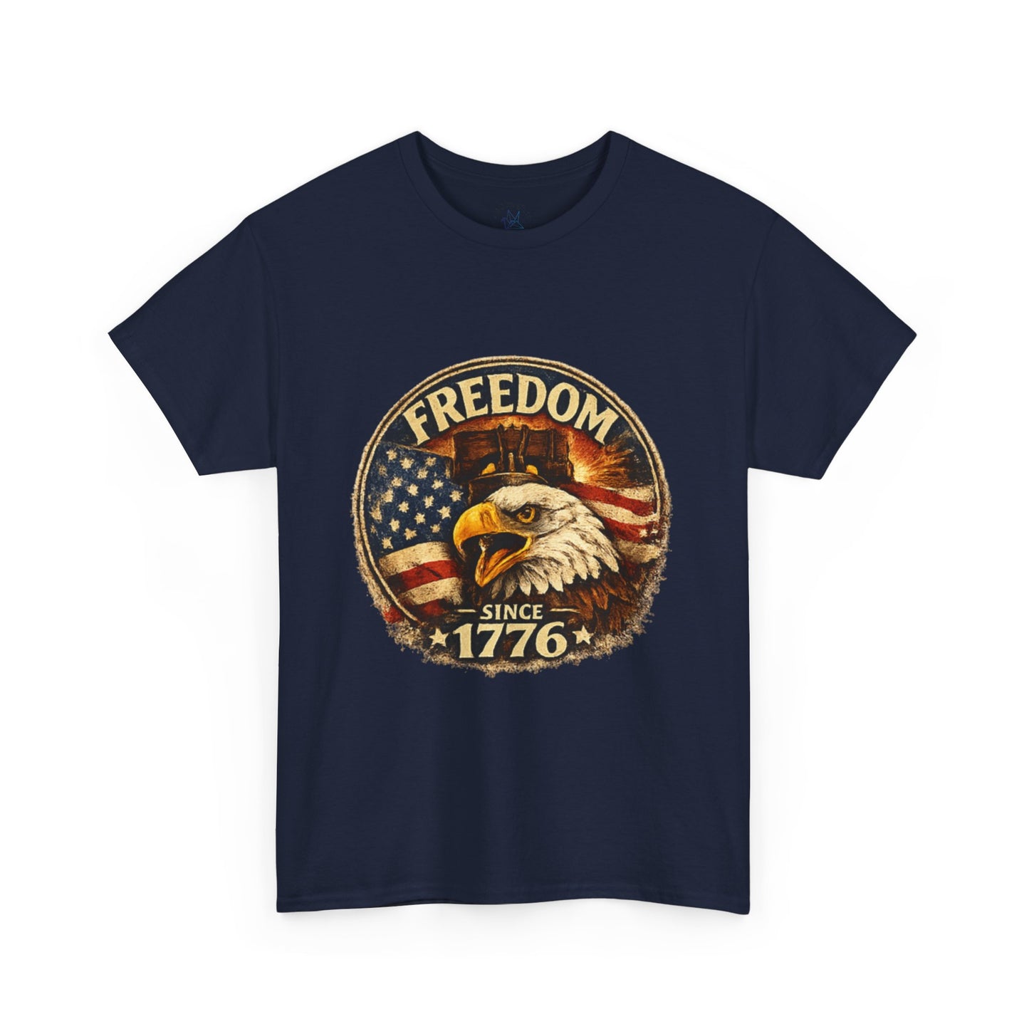 Freedom Since 1776 Shirt | American Eagle Vintage Tee | Fourth of July Graphic T-Shirt | USA Flag Eagle Tshirt | Independence Day Outfit