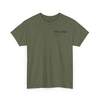 Minimalist Freedom 1776 Shirt | American Eagle Graphic Tee | 250 Years of Freedom 1776 2026 T-Shirt | USA Flag Front and Back Tshirt | Fourth of July Outfit