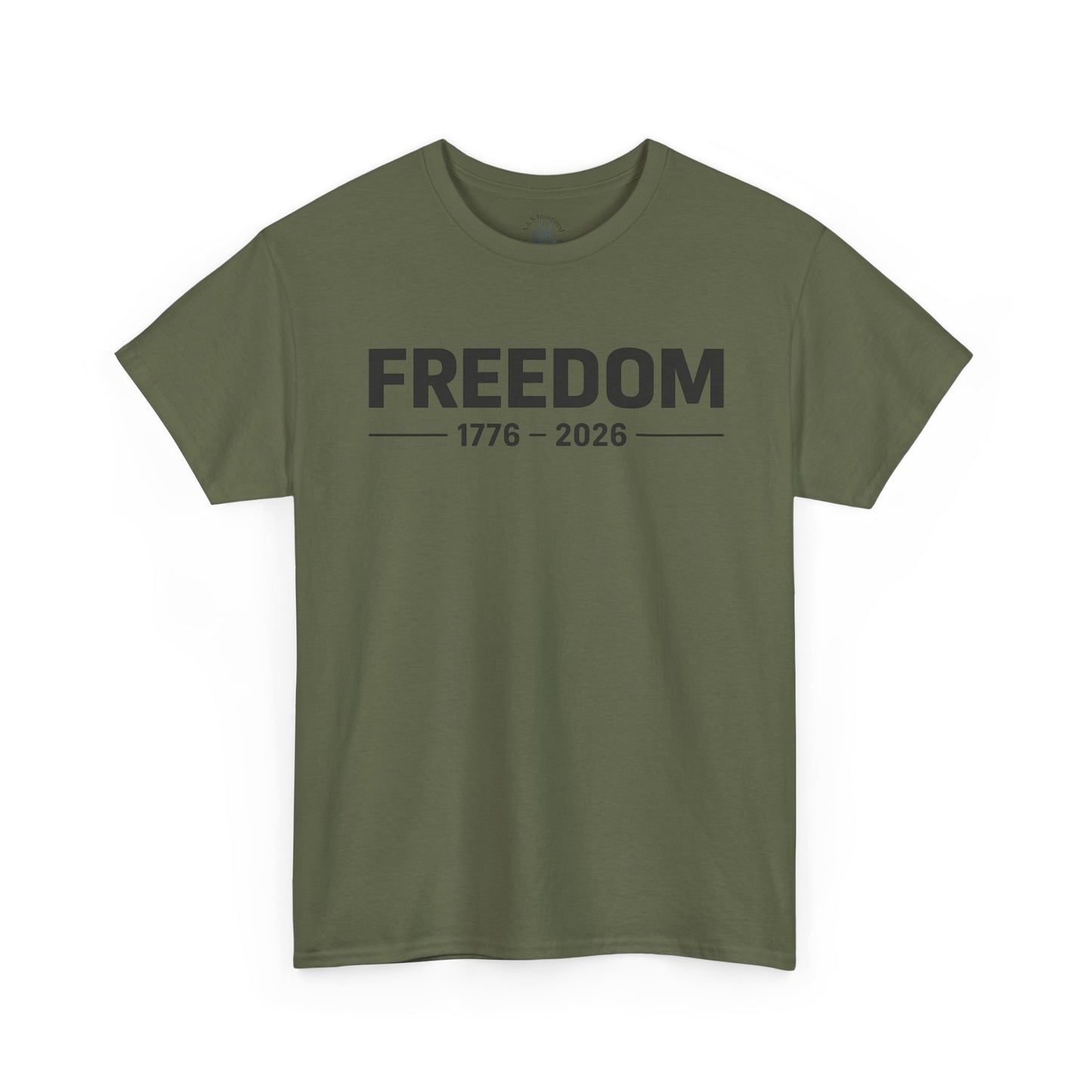 Freedom 1776 2026 Graphic Shirt Front and Back | Patriotic Eagle Flag Tee |  American Freedom Tshirt | Fourth of July Outfit | USA 250 Anniversary T-Shirt