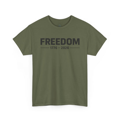 Freedom 1776 2026 Graphic Shirt Front and Back | Patriotic Eagle Flag Tee |  American Freedom Tshirt | Fourth of July Outfit | USA 250 Anniversary T-Shirt