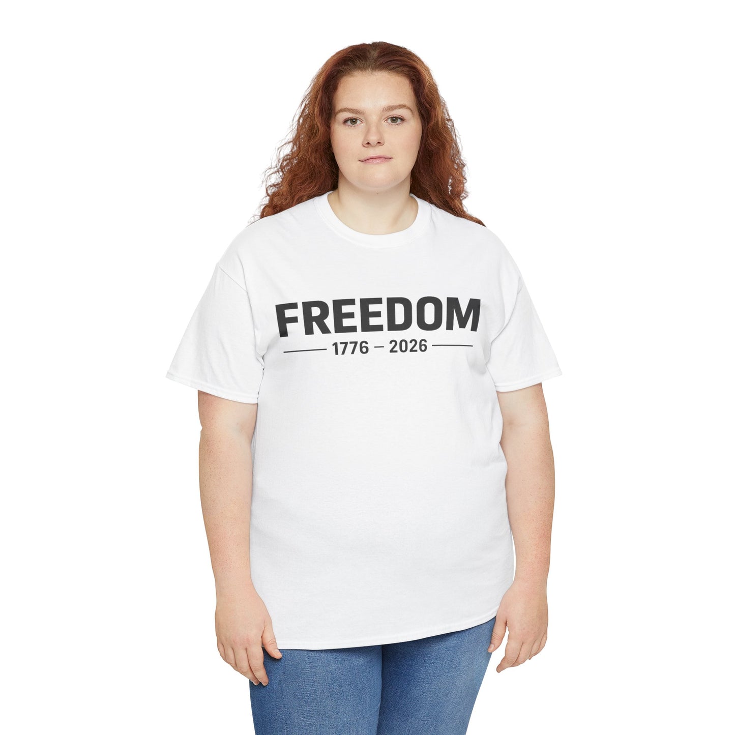 Freedom 1776 2026 Graphic Shirt Front and Back | Patriotic Eagle Flag Tee |  American Freedom Tshirt | Fourth of July Outfit | USA 250 Anniversary T-Shirt