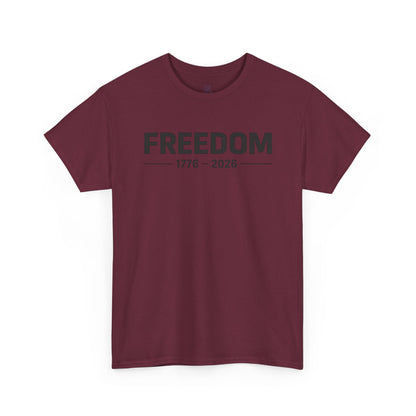 Independence Freedom Graphic Tee | Freedom 1776 2026 Shirt | Patriotic American Flag T-Shirt | 250th Year Anniversary Tshirt |  Fourth of July Outfit