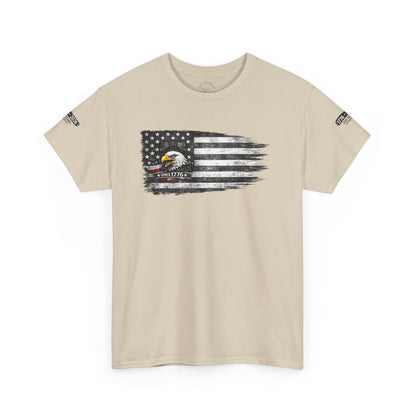 American Flag Eagle Shirt | 1776 Patriotic Tee | USA Flag T-shirt | Bald Eagle Shirt | Fourth of July Outfit | Minimal Patriotic Tee