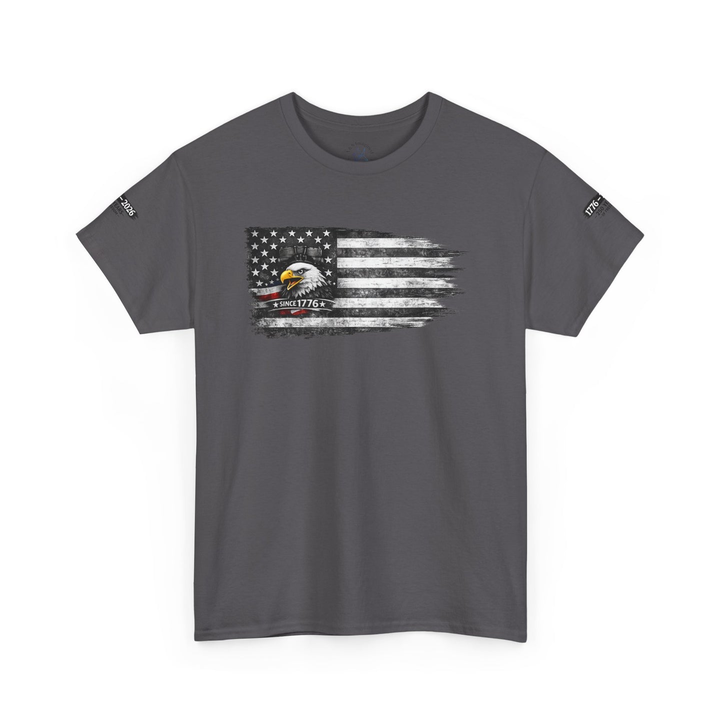 American Flag Eagle Shirt | 1776 Patriotic Tee | USA Flag T-shirt | Bald Eagle Shirt | Fourth of July Outfit | Minimal Patriotic Tee