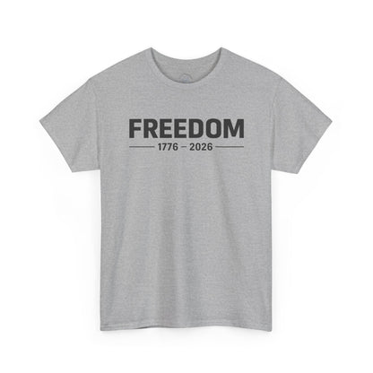 Independence Freedom Graphic Tee | Freedom 1776 2026 Shirt | Patriotic American Flag T-Shirt | 250th Year Anniversary Tshirt |  Fourth of July Outfit
