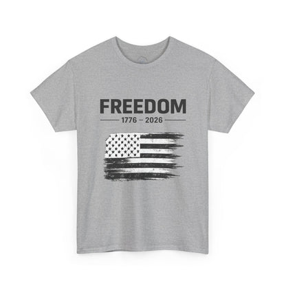 Vintage Freedom 1776 2026 Shirt | Patriotic American Flag Tee | USA 250 Anniversary T-Shirt | Minimalist Independence Tshirt | Fourth of July Outfit