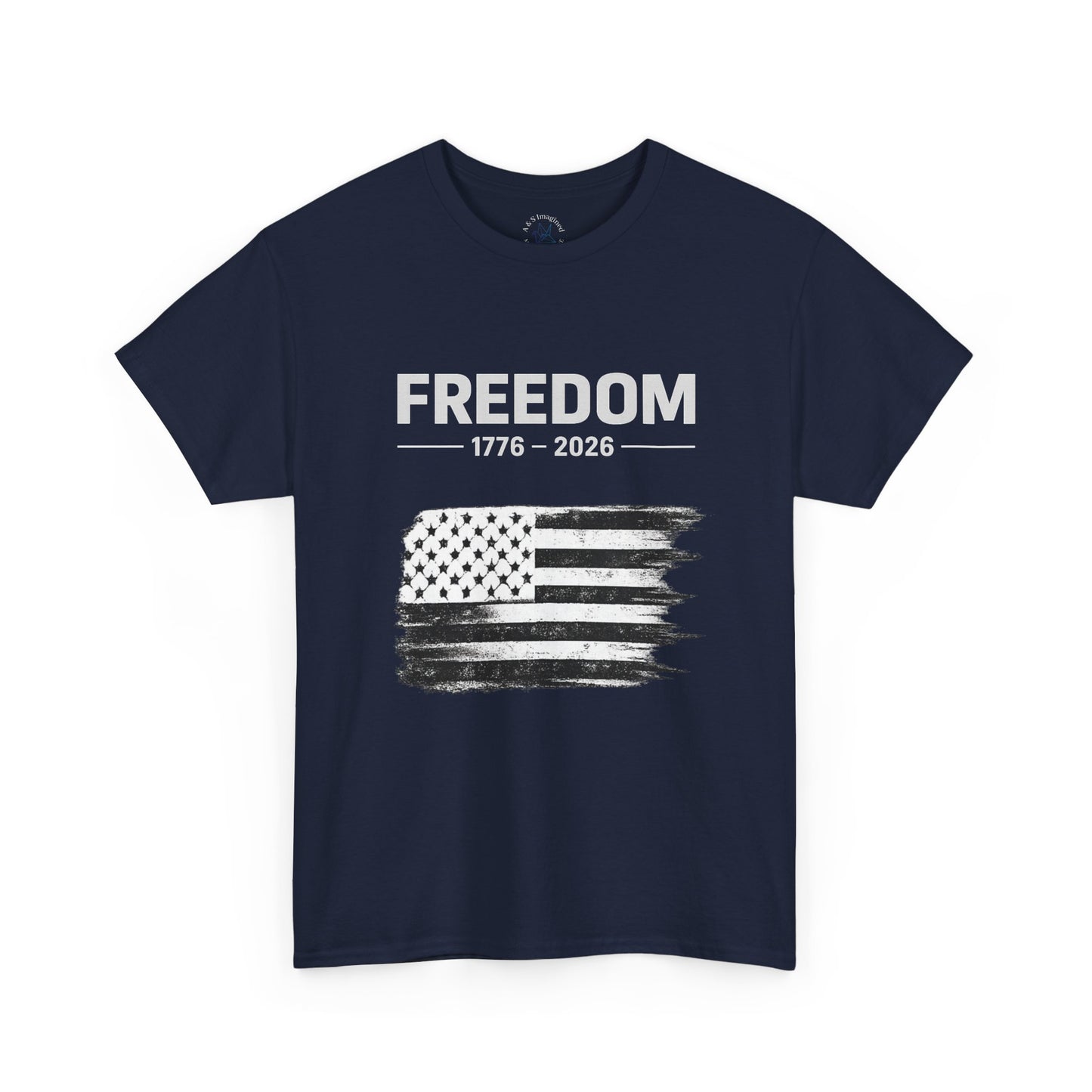 Vintage Freedom 1776 2026 Shirt | Patriotic American Flag Tee | USA 250 Anniversary T-Shirt | Minimalist Independence Tshirt | Fourth of July Outfit