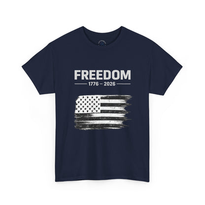 Vintage Freedom 1776 2026 Shirt | Patriotic American Flag Tee | USA 250 Anniversary T-Shirt | Minimalist Independence Tshirt | Fourth of July Outfit