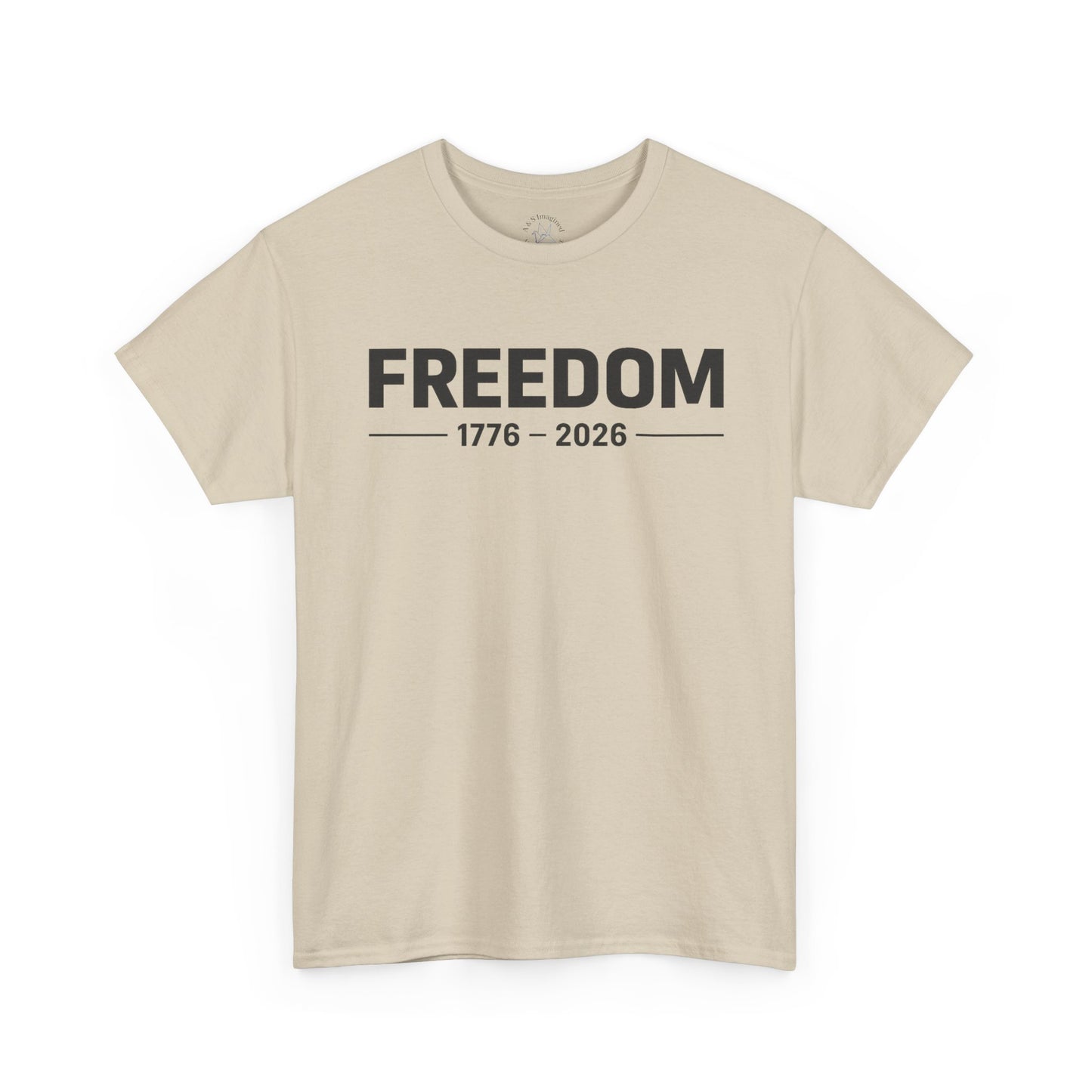 Freedom 1776 2026 Graphic Shirt Front and Back | Patriotic Eagle Flag Tee |  American Freedom Tshirt | Fourth of July Outfit | USA 250 Anniversary T-Shirt