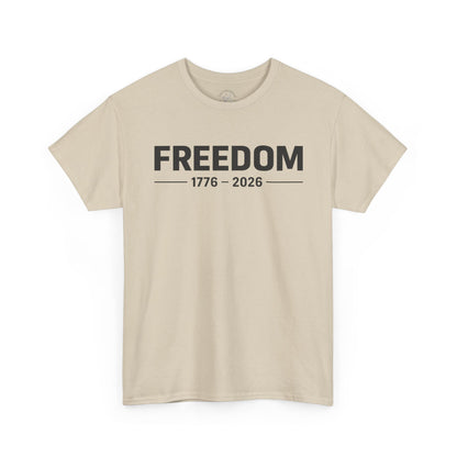 Freedom 1776 2026 Graphic Shirt Front and Back | Patriotic Eagle Flag Tee |  American Freedom Tshirt | Fourth of July Outfit | USA 250 Anniversary T-Shirt