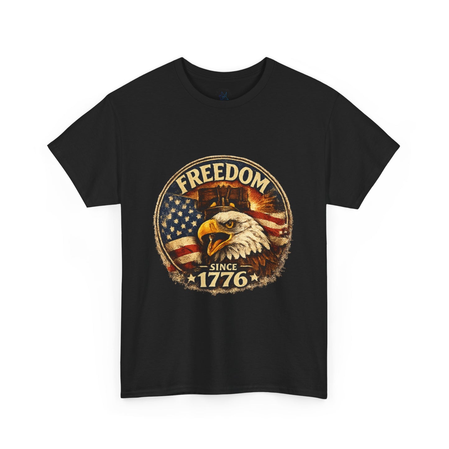 Freedom Since 1776 Shirt | American Eagle Vintage Tee | Fourth of July Graphic T-Shirt | USA Flag Eagle Tshirt | Independence Day Outfit
