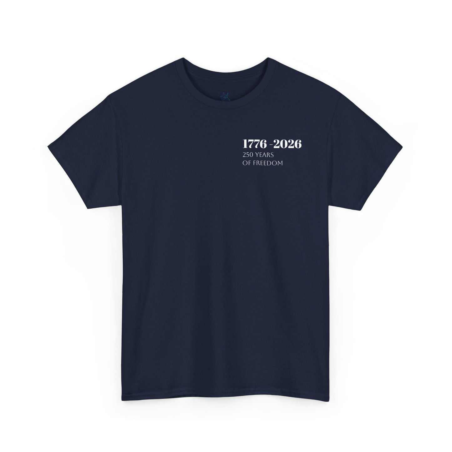 Minimalist Freedom 1776 Shirt | American Eagle Graphic Tee | 250 Years of Freedom 1776 2026 T-Shirt | USA Flag Front and Back Tshirt | Fourth of July Outfit