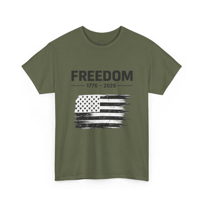 Vintage Freedom 1776 2026 Shirt | Patriotic American Flag Tee | USA 250 Anniversary T-Shirt | Minimalist Independence Tshirt | Fourth of July Outfit
