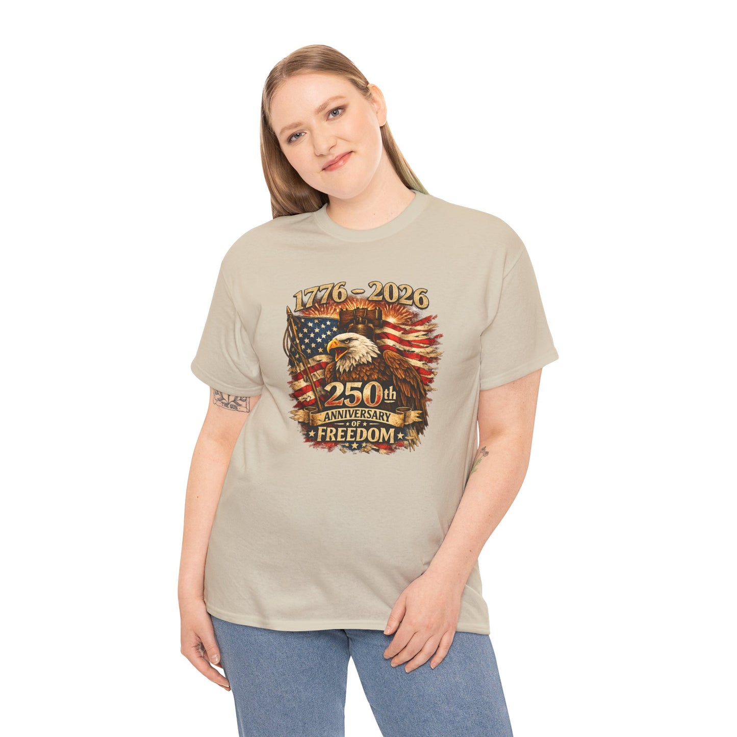 Bald Eagle 1776-2026 Shirt | 250th Anniversary of America Tee | Patriotic Eagle T-Shirt | Fourth of July Outfit | USA 250 Years Tee