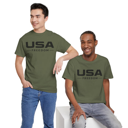 USA Freedom Minimalist T-shirt | Modern Patriotic Tee | Fourth of July Outfit | Independence Day Tee
