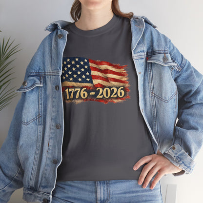 250th Anniversary USA Shirt | 1776 2026 T-Shirt | American Flag Tee | Fourth of July Patriotic Shirt