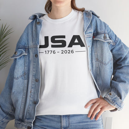 USA 1776 2026 Shirt Front and Back Graphic | Patriotic Eagle Flag Tee | American Flag Print T-Shirt | Fourth of July Outfit | USA Freedom Tshirt