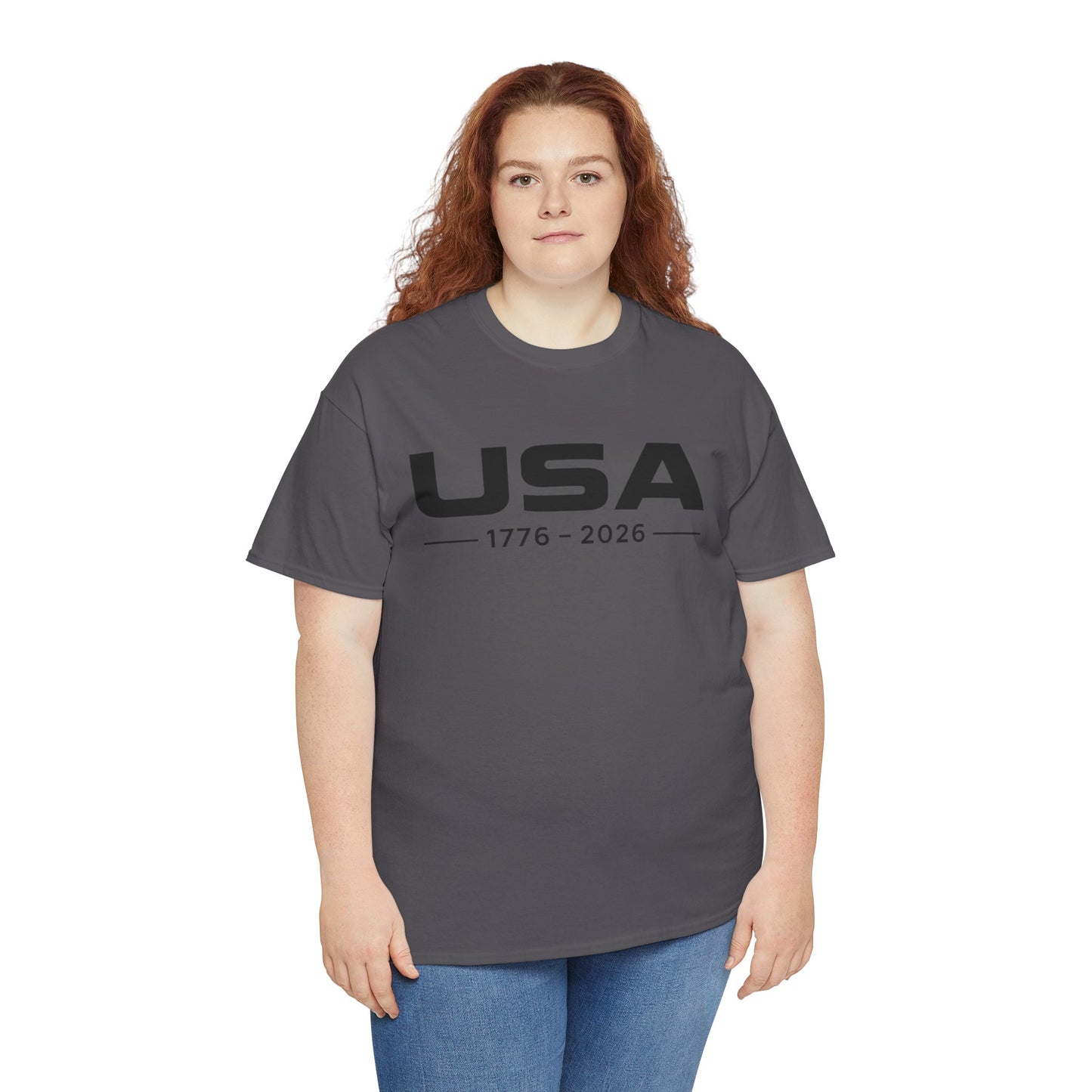 USA 1776-2026 Minimalist Patriotic T-Shirt | Modern Independence Day Tee | Fourth of July Shirt