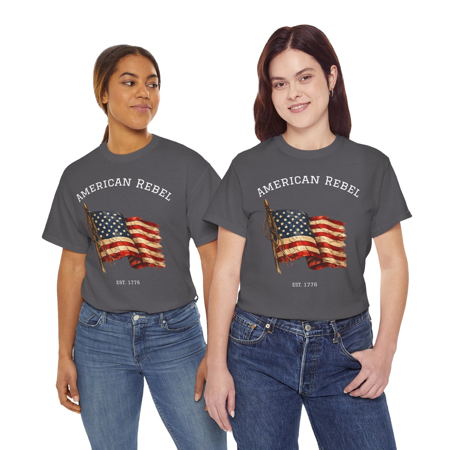 American Rebel 1776 Shirt | Vintage American Flag Tee | Patriotic USA T-Shirt | Independence Day Tshirt | Distressed Flag Graphic Shirt | Fourth of July Outfit