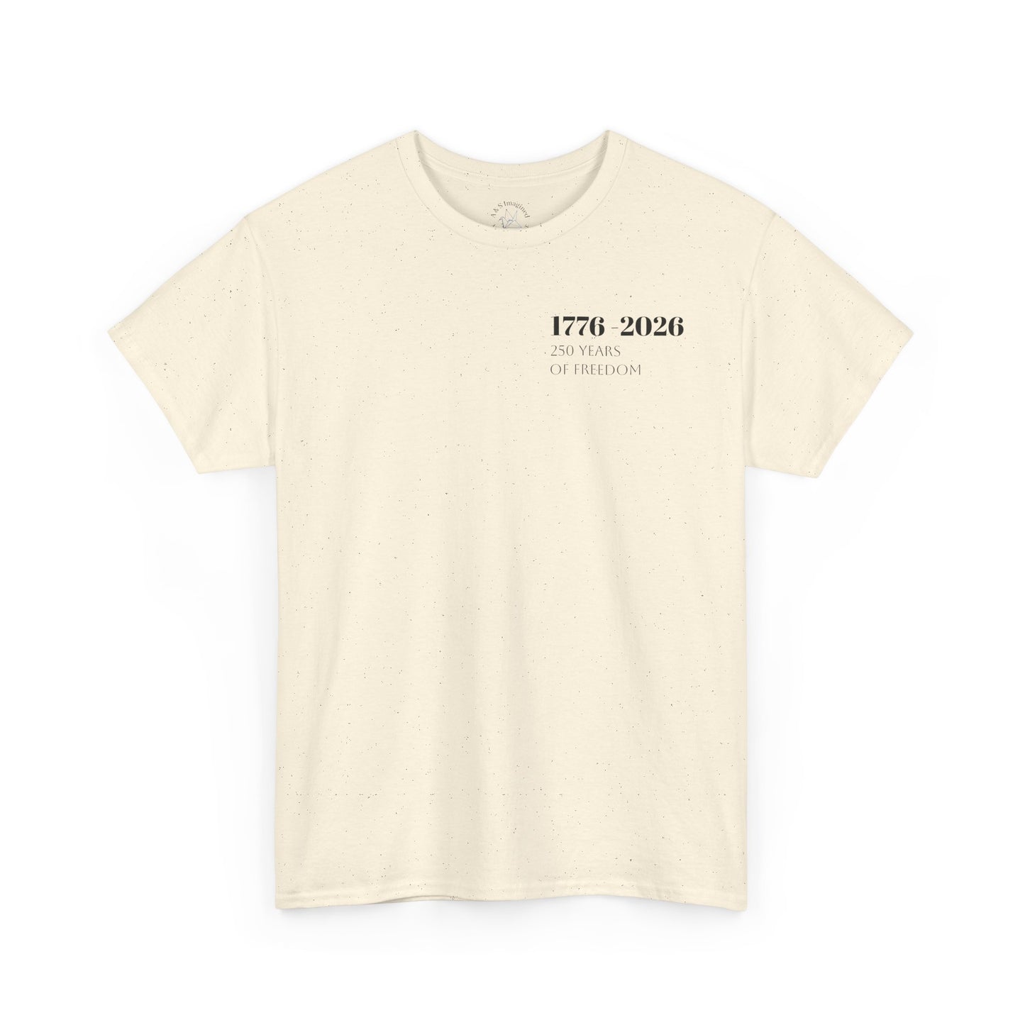 Minimalist Freedom 1776 Shirt | American Eagle Graphic Tee | 250 Years of Freedom 1776 2026 T-Shirt | USA Flag Front and Back Tshirt | Fourth of July Outfit