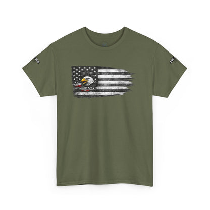 American Flag Eagle Shirt | 1776 Patriotic Tee | USA Flag T-shirt | Bald Eagle Shirt | Fourth of July Outfit | Minimal Patriotic Tee