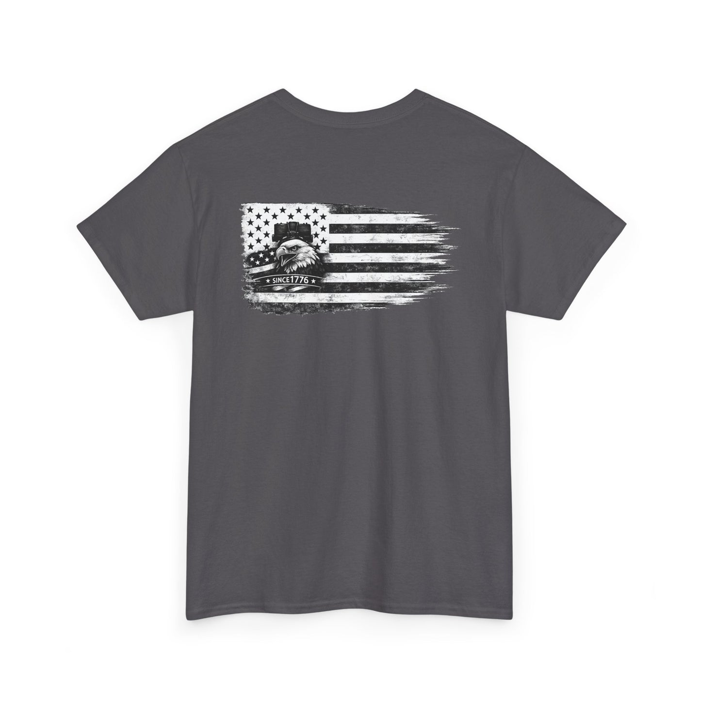 USA 1776 2026 Shirt Front and Back Graphic | Patriotic Eagle Flag Tee | American Flag Print T-Shirt | Fourth of July Outfit | USA Freedom Tshirt