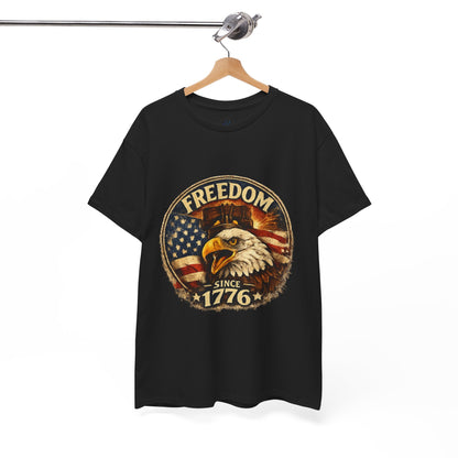 Freedom Since 1776 Shirt | American Eagle Vintage Tee | Fourth of July Graphic T-Shirt | USA Flag Eagle Tshirt | Independence Day Outfit