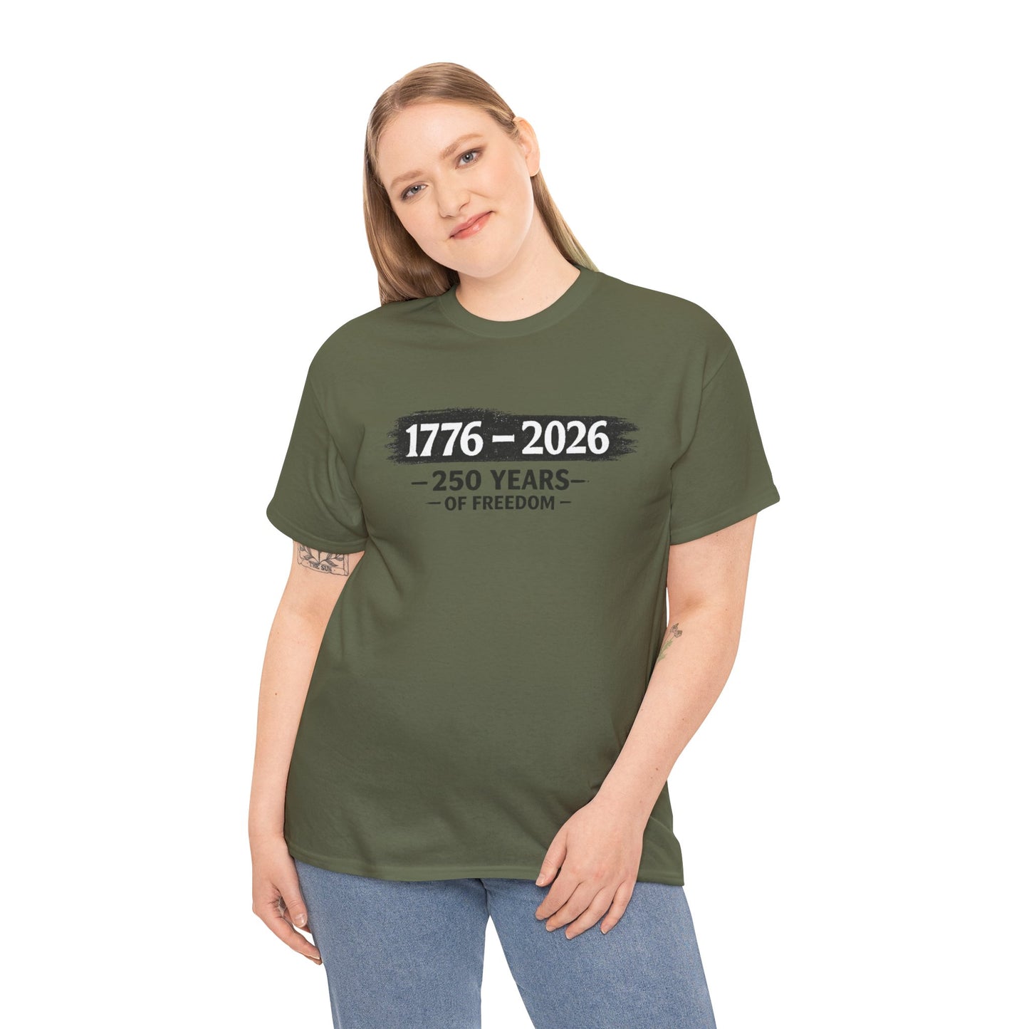 1776-2026 Shirt | 250 Years of Freedom Shirt | Minimalist Patriotic Tee | Fourth of July Shirt | USA Anniversary Shirt | American Independence T-Shirt