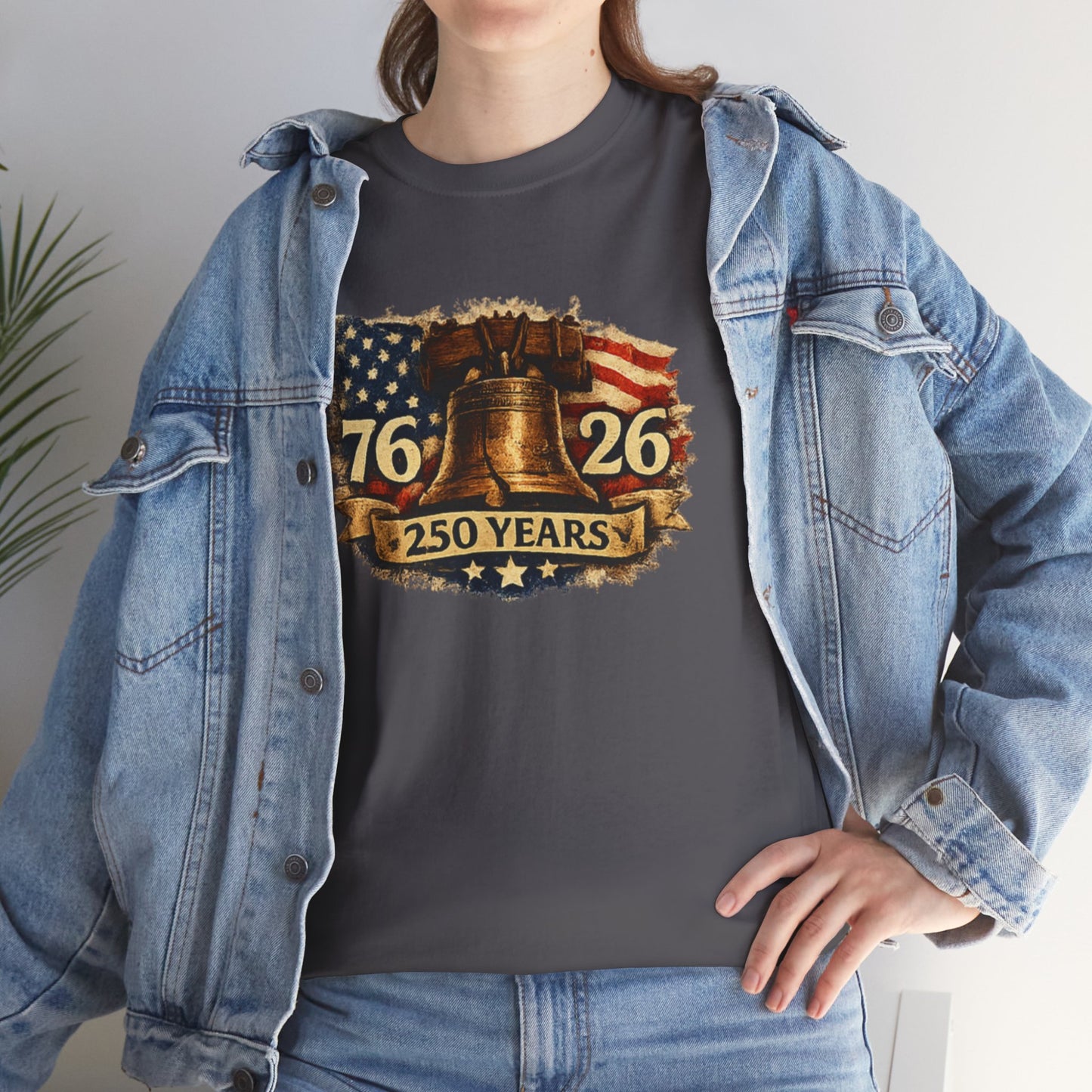 USA 250 Years Anniversary Shirt | Liberty Bell 1776 2026 | Patriotic T-shirt | Fourth of July Vintage Flag Tee | American Graphic Shirt