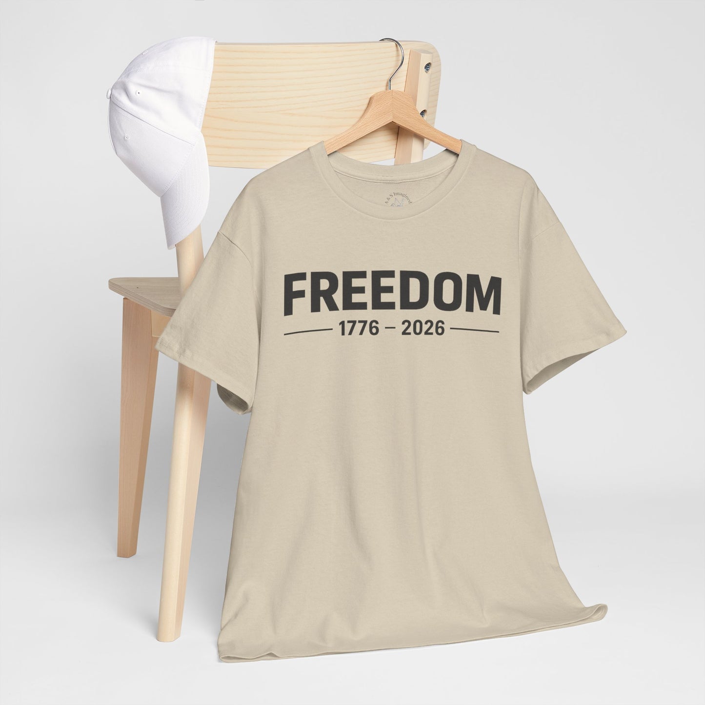 Freedom 1776 2026 Minimalist T-Shirt | Modern Patriotic Tee | Fourth of July Outfit | Independence Day Tee