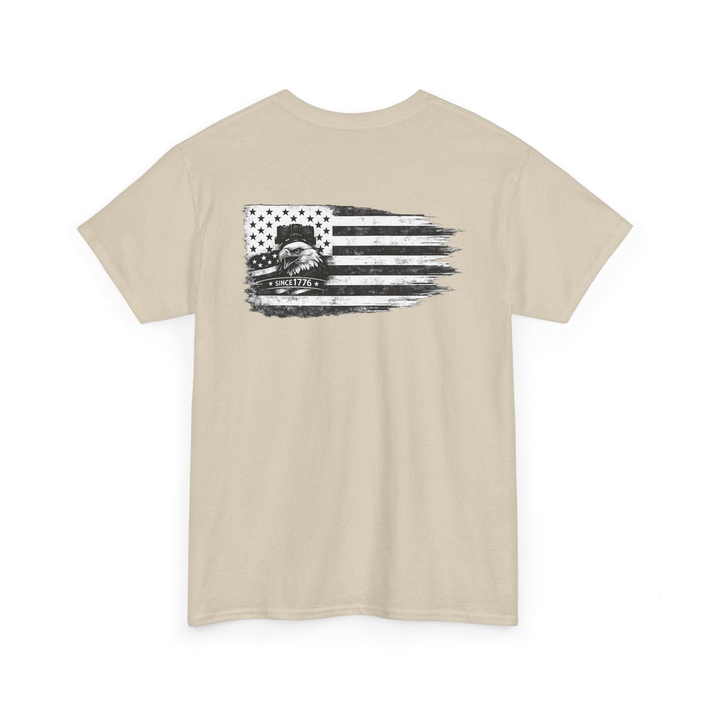 USA 1776 2026 Shirt Front and Back Graphic | Patriotic Eagle Flag Tee | American Flag Print T-Shirt | Fourth of July Outfit | USA Freedom Tshirt