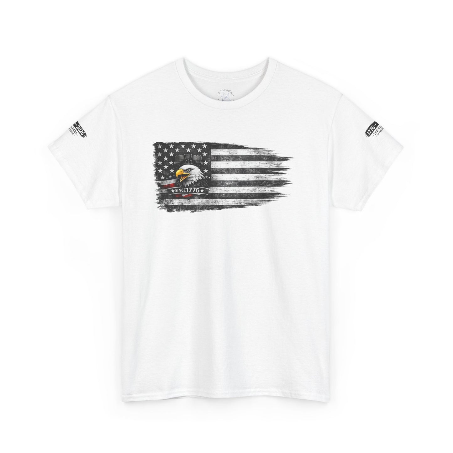 American Flag Eagle Shirt | 1776 Patriotic Tee | USA Flag T-shirt | Bald Eagle Shirt | Fourth of July Outfit | Minimal Patriotic Tee