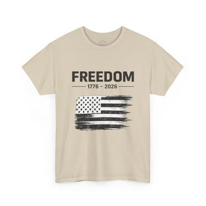 Vintage Freedom 1776 2026 Shirt | Patriotic American Flag Tee | USA 250 Anniversary T-Shirt | Minimalist Independence Tshirt | Fourth of July Outfit