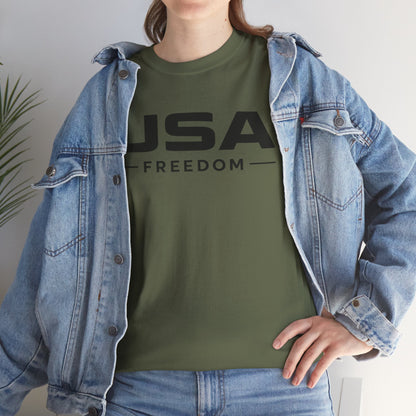 USA Freedom Shirt Front and Back | Patriotic Eagle Flag Tee | American Flag Print T-Shirt | Fourth of July Outfit | USA Graphic Tee