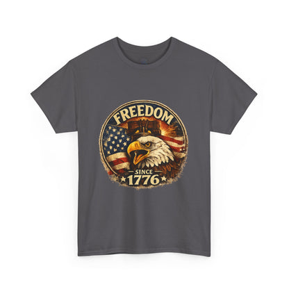 Freedom Since 1776 Shirt | American Eagle Vintage Tee | Fourth of July Graphic T-Shirt | USA Flag Eagle Tshirt | Independence Day Outfit