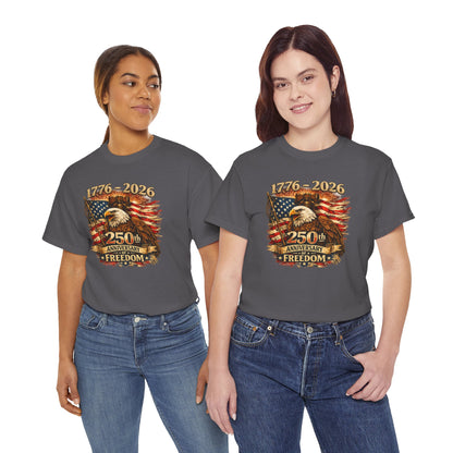Bald Eagle 1776-2026 Shirt | 250th Anniversary of America Tee | Patriotic Eagle T-Shirt | Fourth of July Outfit | USA 250 Years Tee
