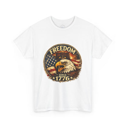 Freedom Since 1776 Shirt | American Eagle Vintage Tee | Fourth of July Graphic T-Shirt | USA Flag Eagle Tshirt | Independence Day Outfit